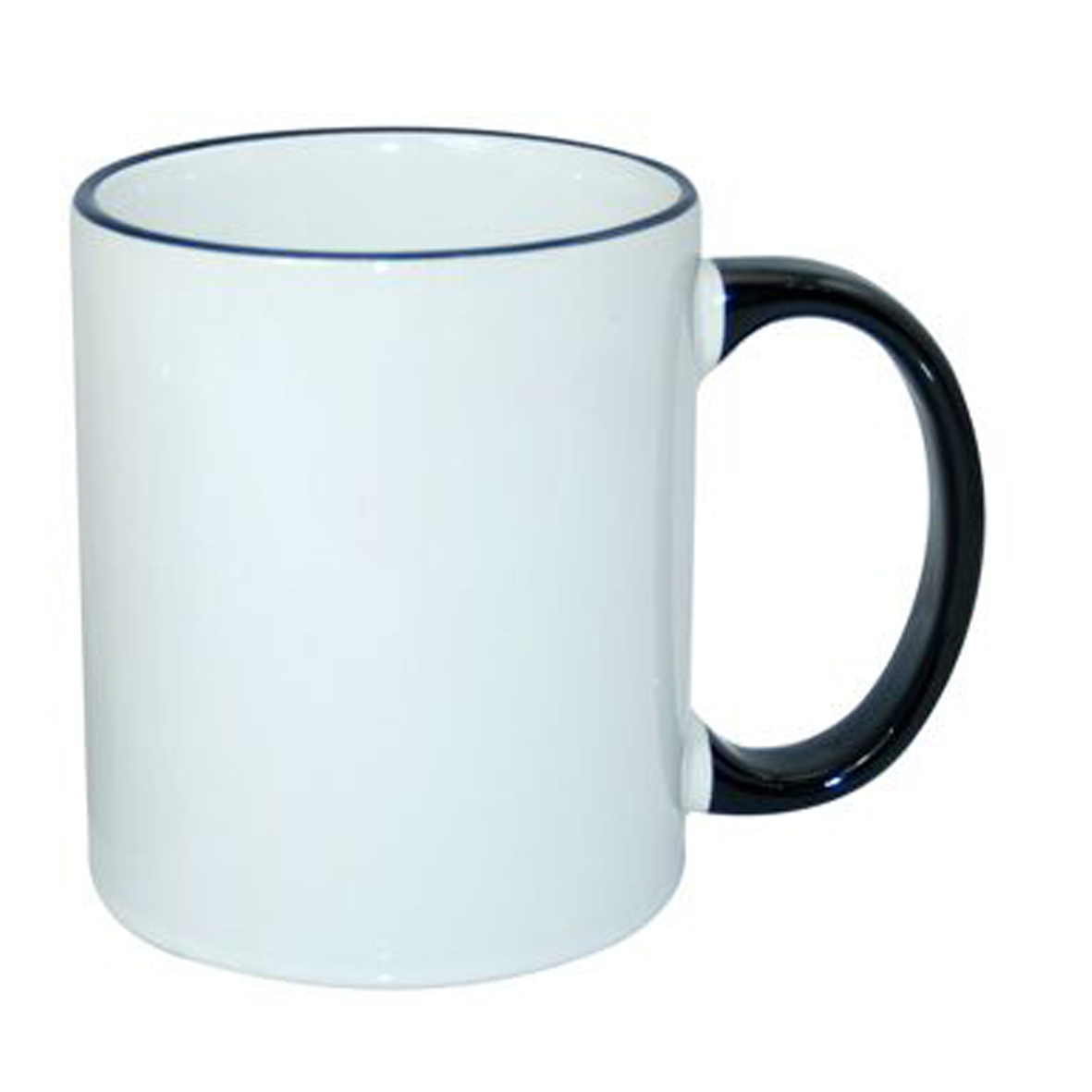 Sublimok gekleurde rand+oor zwart 30 cl.