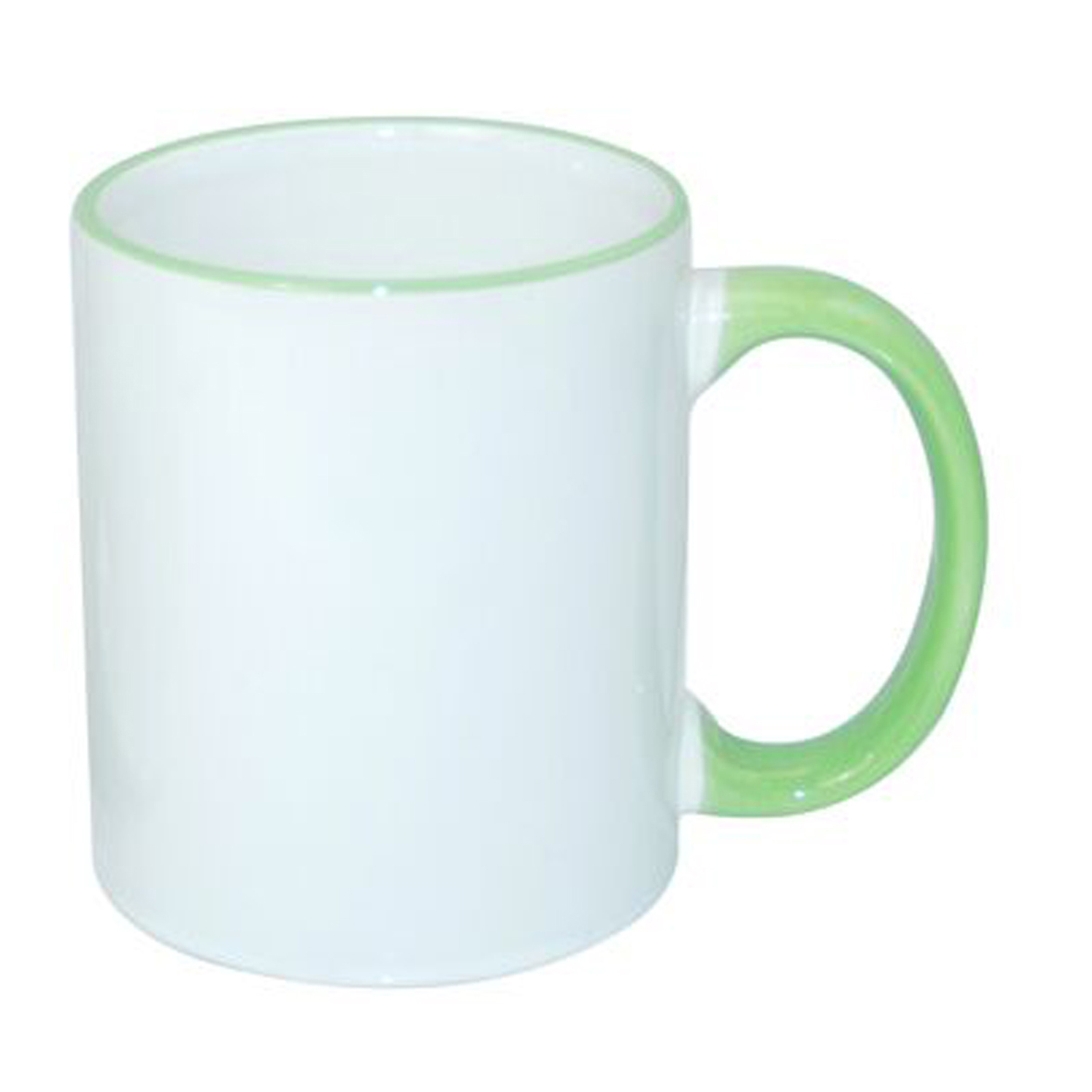 Sublimok gekleurde rand+oor lichtgroen 30 cl.