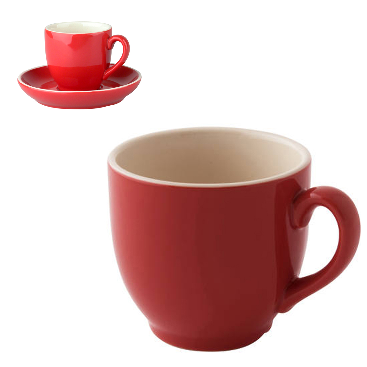 Robusta Koffie Kop rood 14 cl.