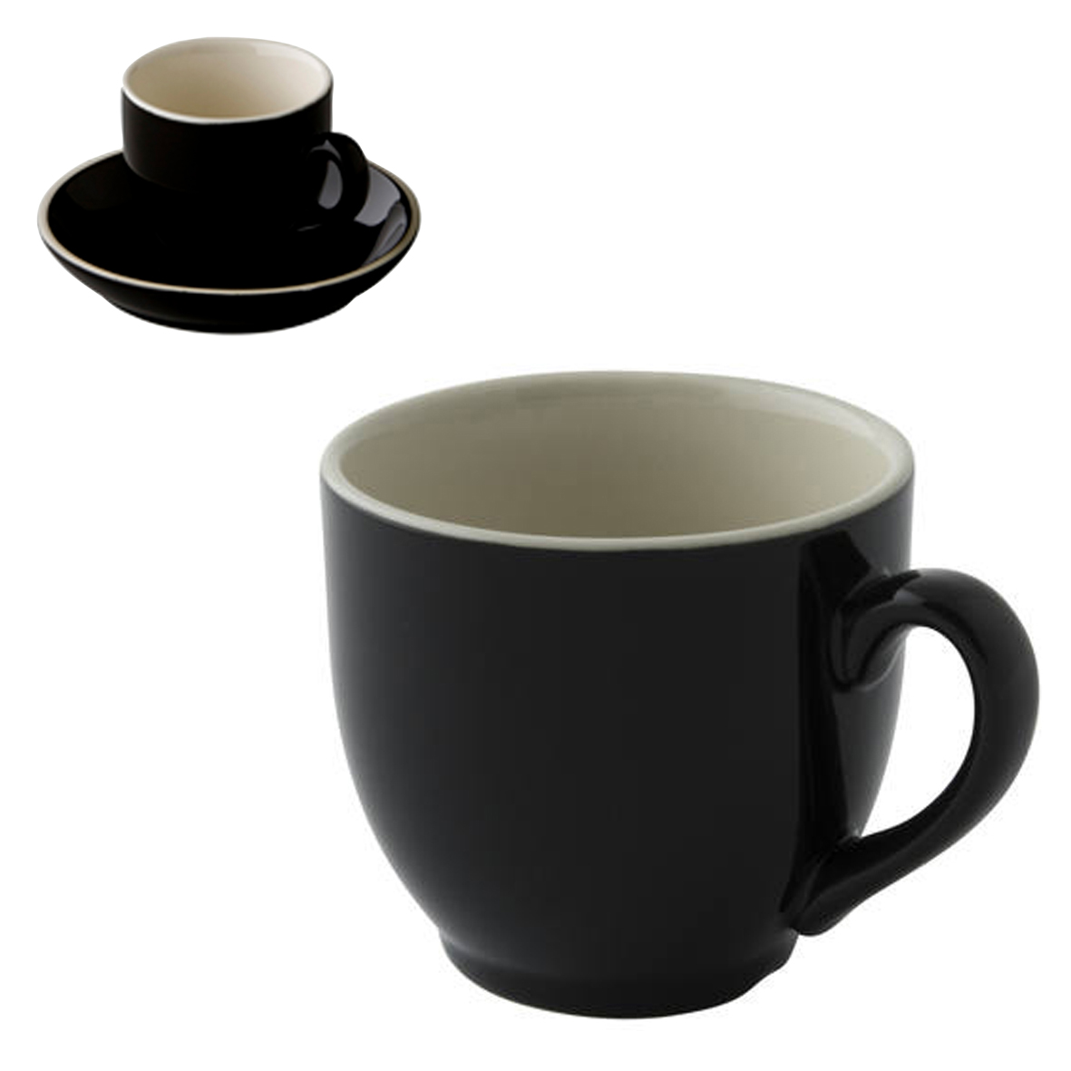 Robusta Koffie Kop zwart 14 cl.