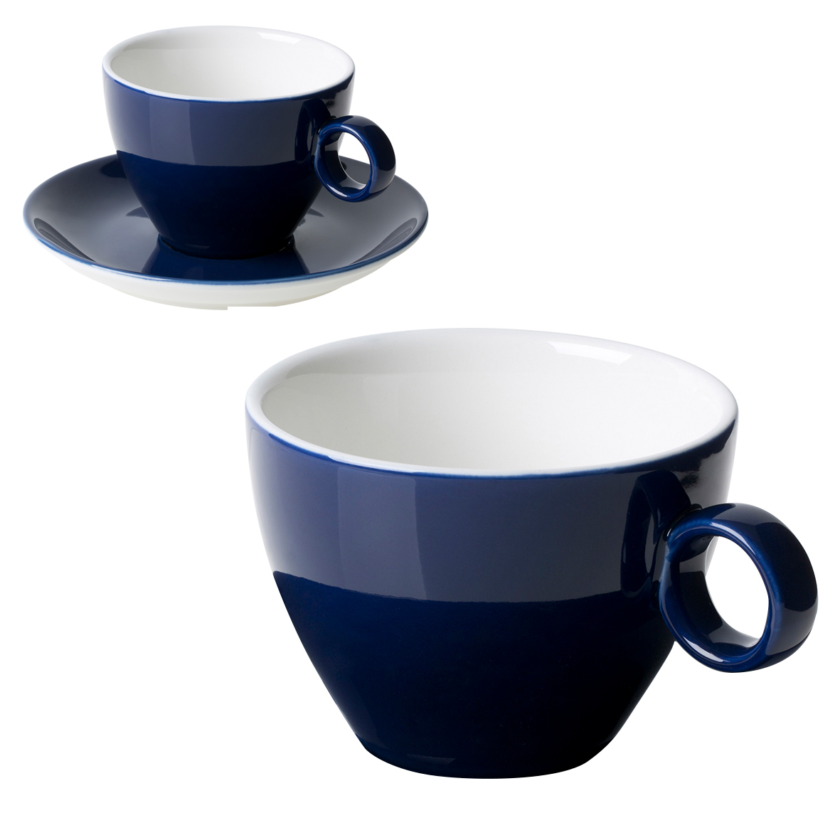 Bart Cappuccino Kop blauw 23 cl.