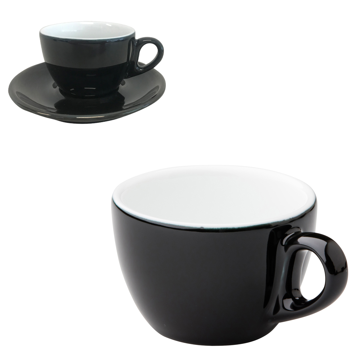 Style Koffie Kop zwart 15 cl.