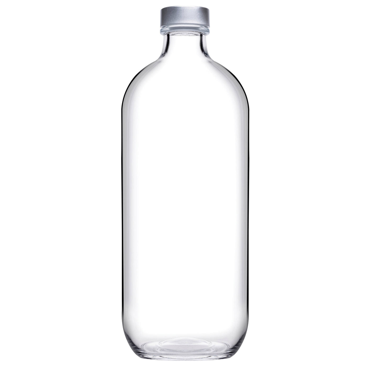 Fles Iconic 1,1 liter (incl. zilveren dop)