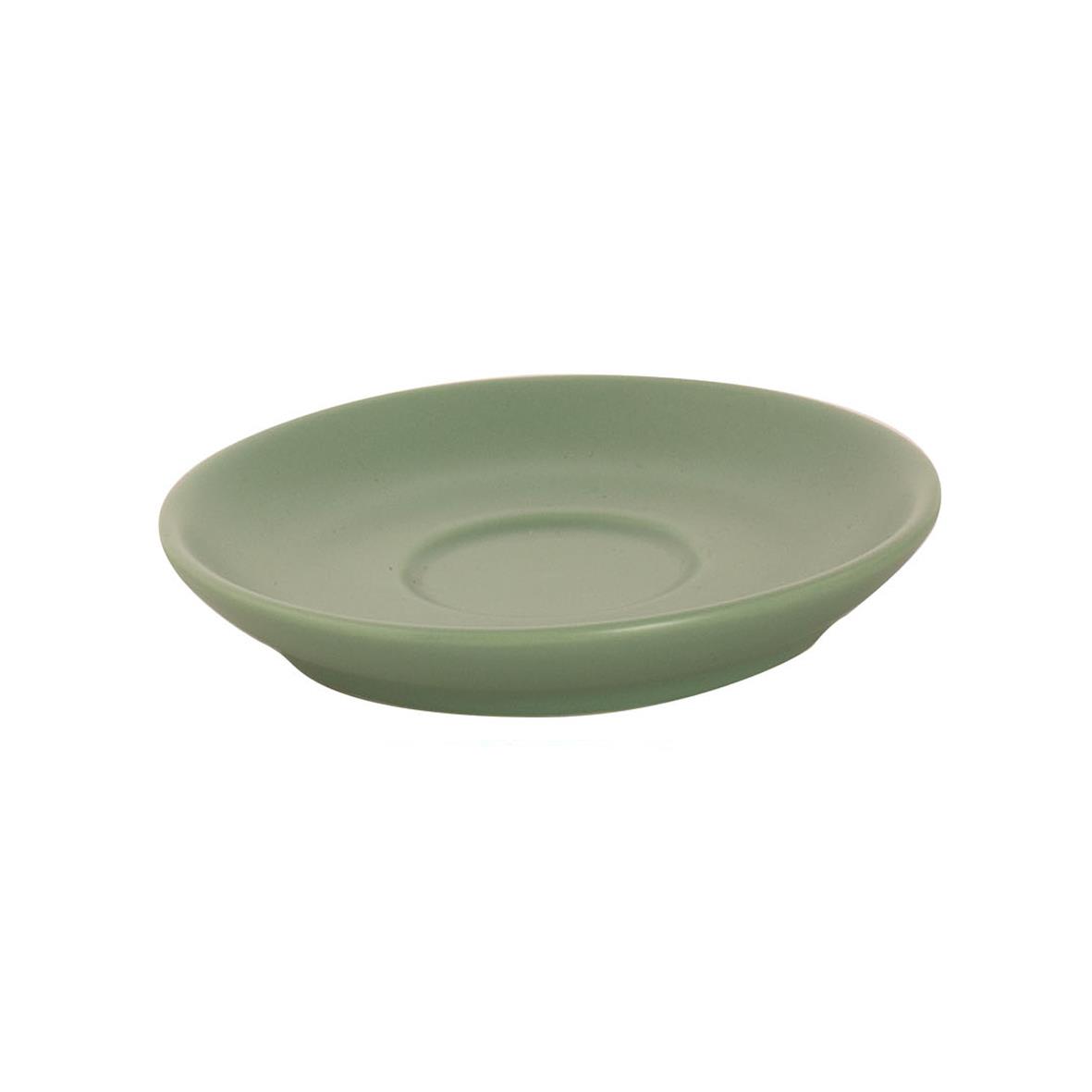 Robusta Cappuccino Schotel mat groen 14 cm.
